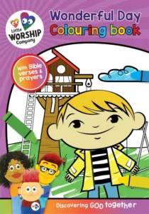 An engaging Wonderful Day themed colouring book for kids from the Little Worship Company children's resources collection.
