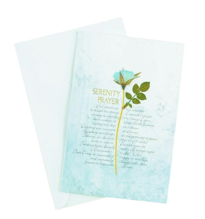 Serenity Prayer - Blue Rose Greetings Cards