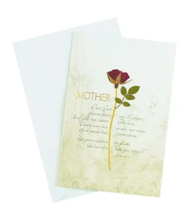 Mother Prayer - Red Rose Greetings Cards