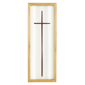 Framed Cross - Cream