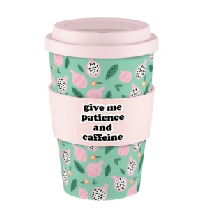 Bamboo Cup - Patience & Caffeine