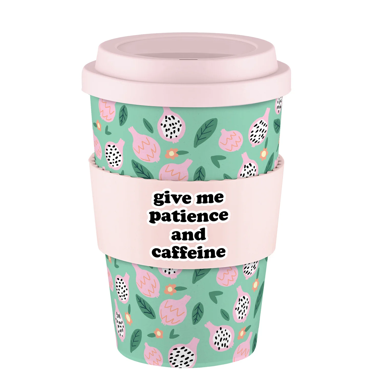 Bamboo Cup - Patience & Caffeine