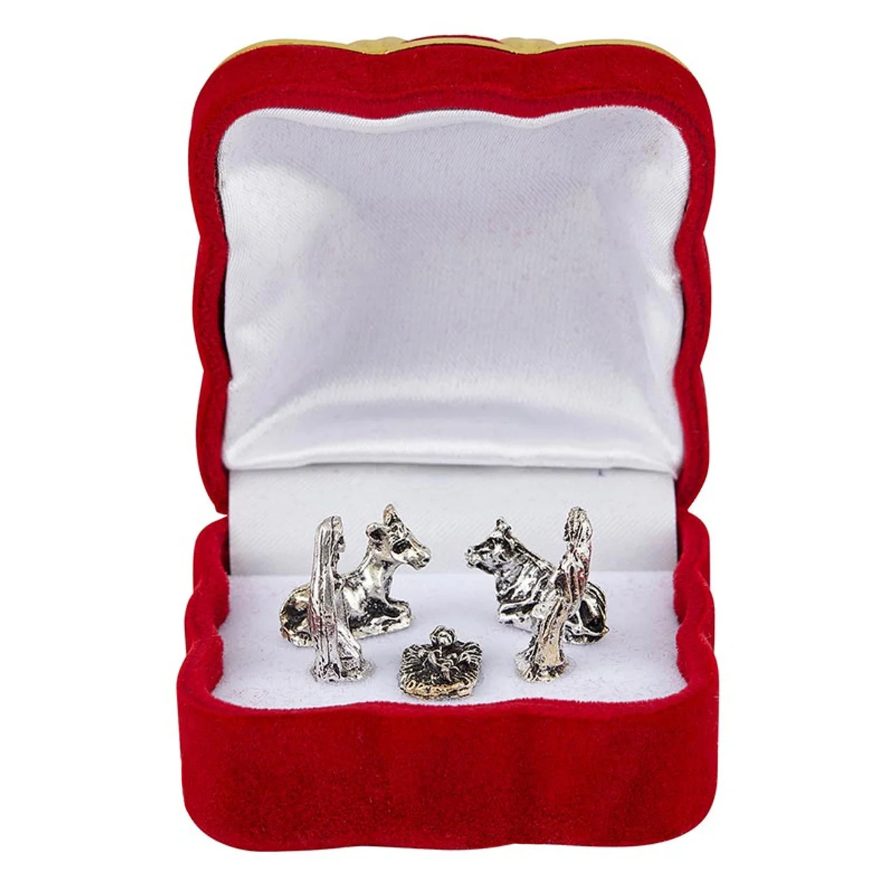 5-Piece Nativity in Adorned Gift Box