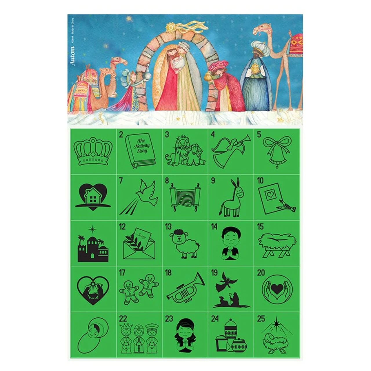 Scratch and Reveal Advent Calendar