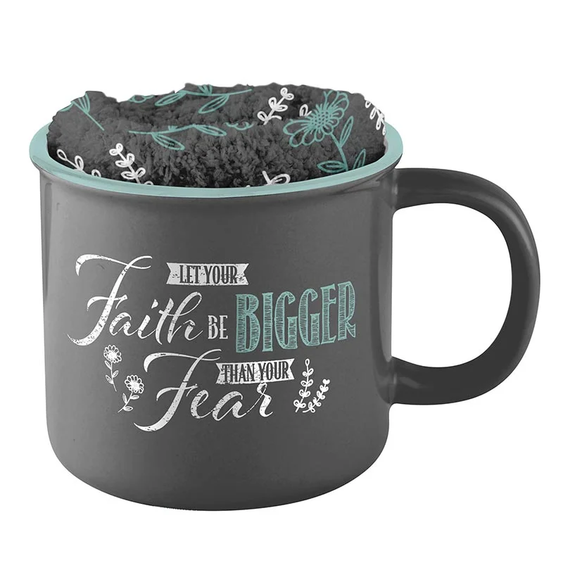 Mug & Sock Gift Set - Faith Be