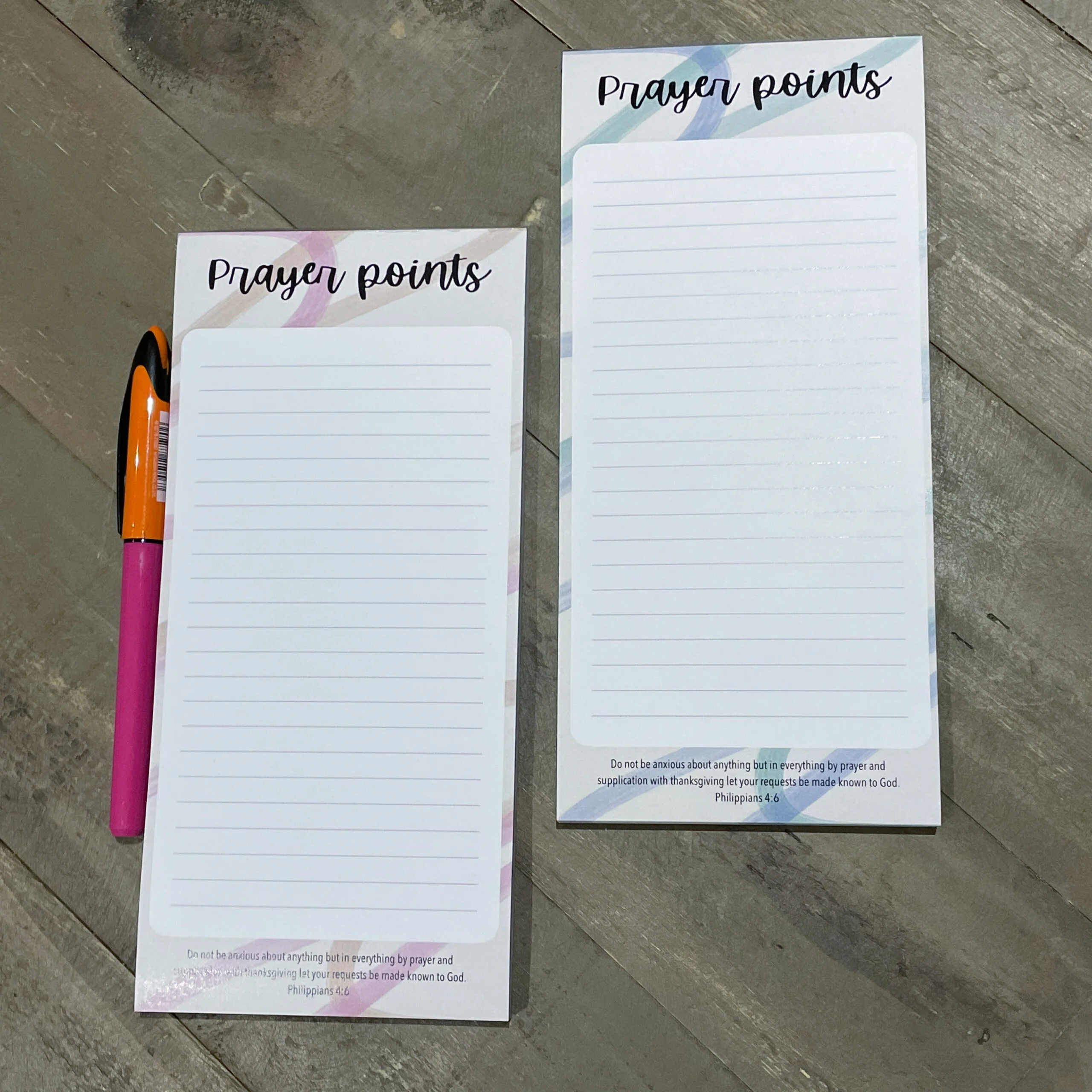 DL Prayer Points Blue Notepad