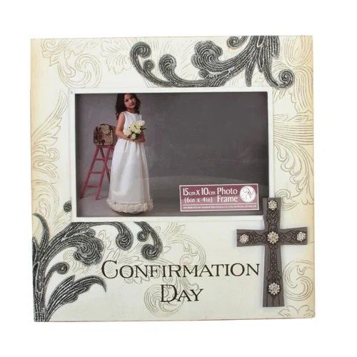 New View Artful Icons Stone Frame - Confirmation Day 6 X 4