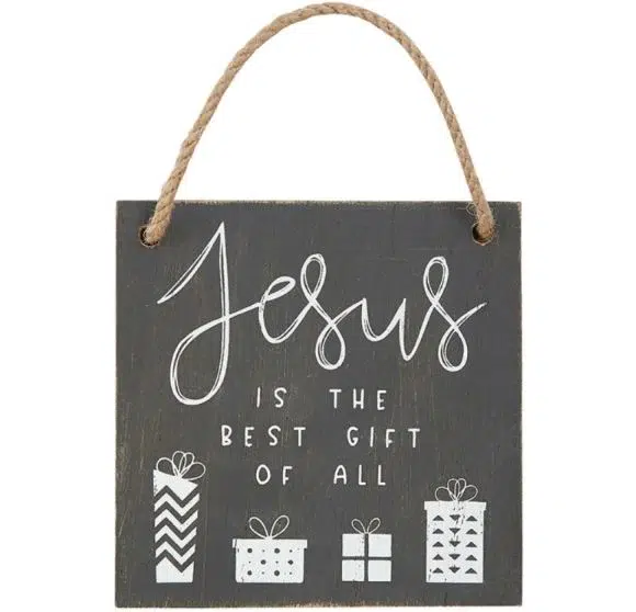 Jesus is the Best Gift of All Ornament