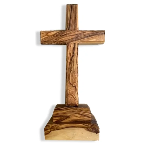 16cm Olivewood Standing Cross