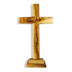 25cm Olivewood Standing Cross