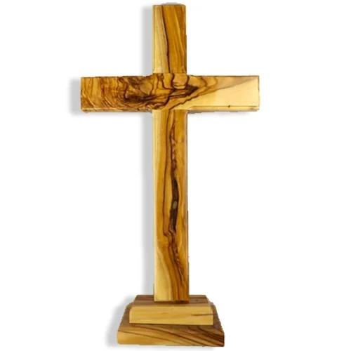 30cm Olivewood Standing Cross