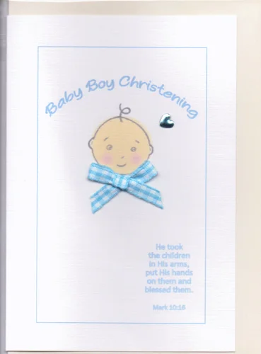 Three Dot Cards - Baby Boy Christening