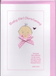 Three Dot Cards - Baby Girl Christening