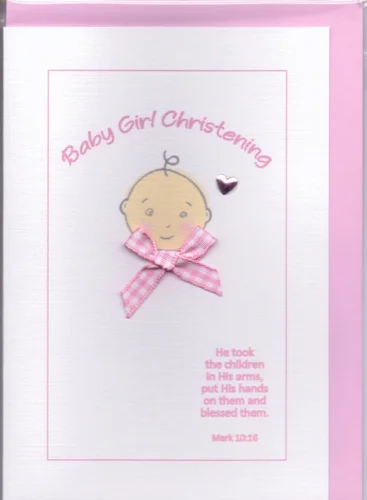Three Dot Cards - Baby Girl Christening