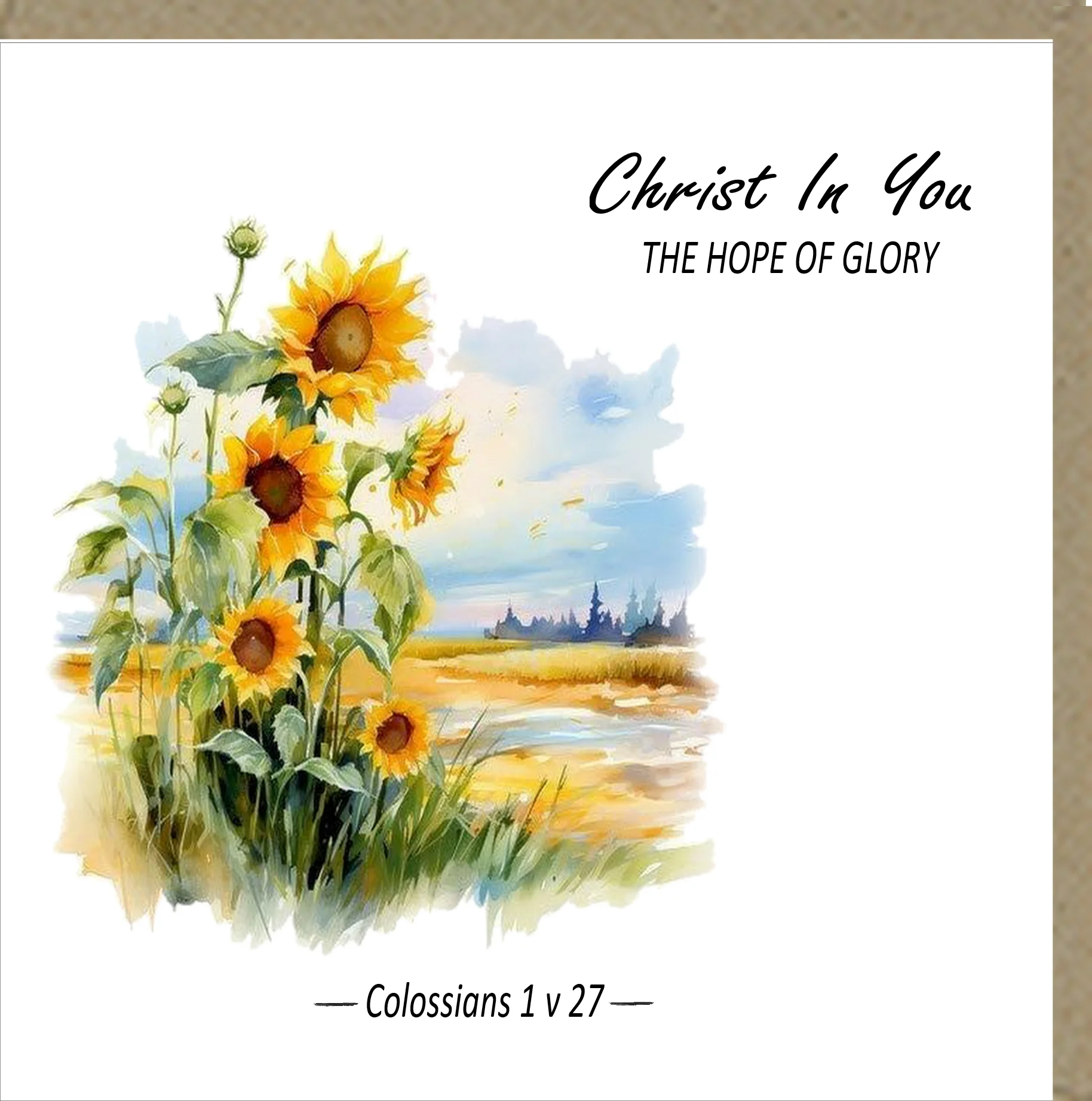 Christ In You Greetings Card