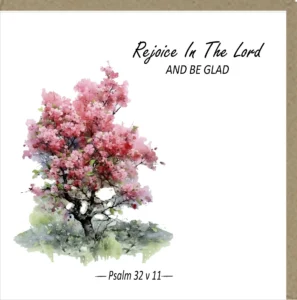 Rejoice In The Lord Greetings Card