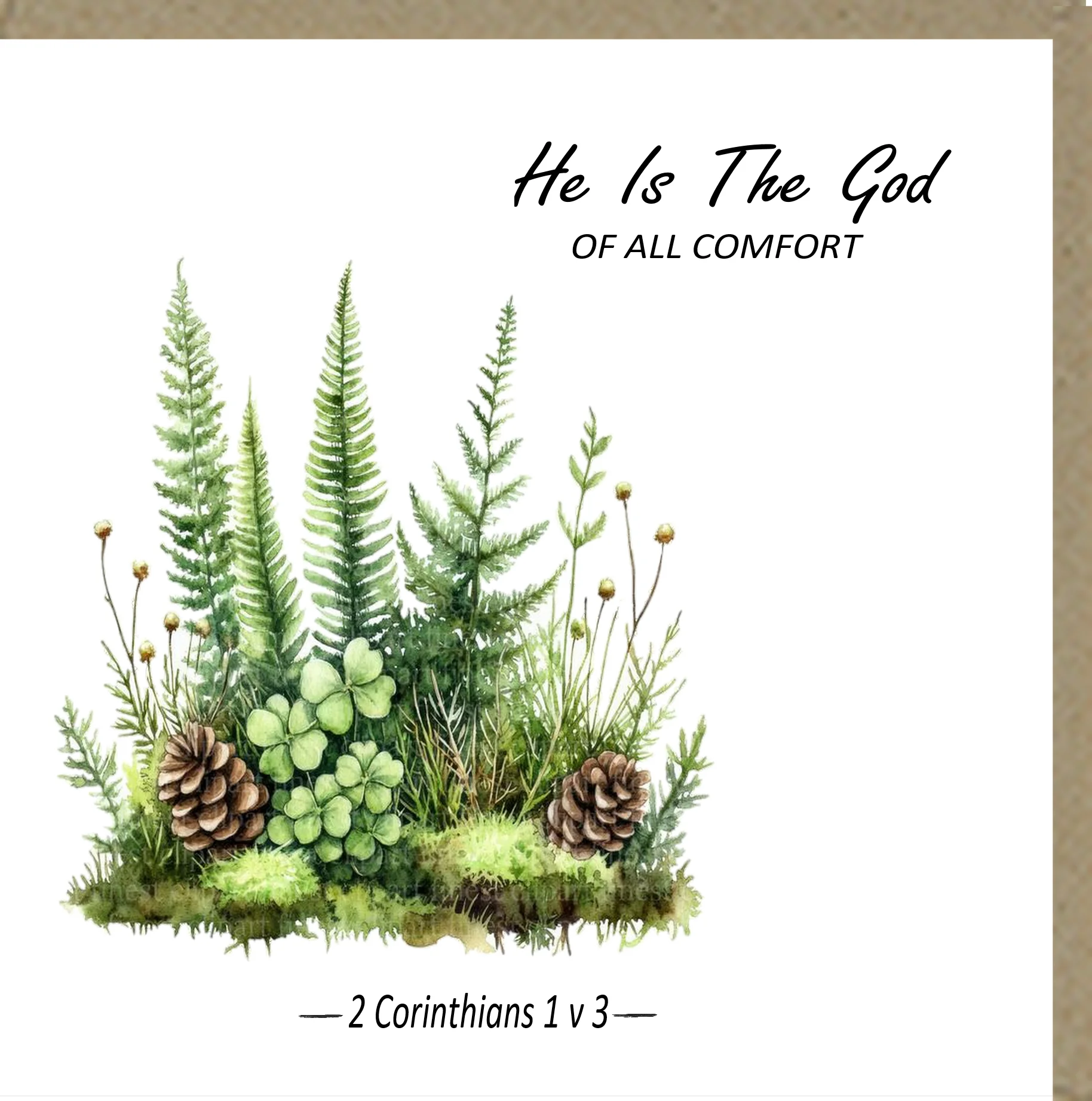 He Is The God Greetings Card