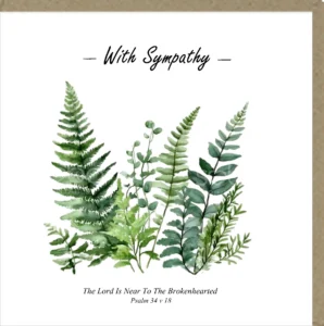 With Sympathy Greetings Card