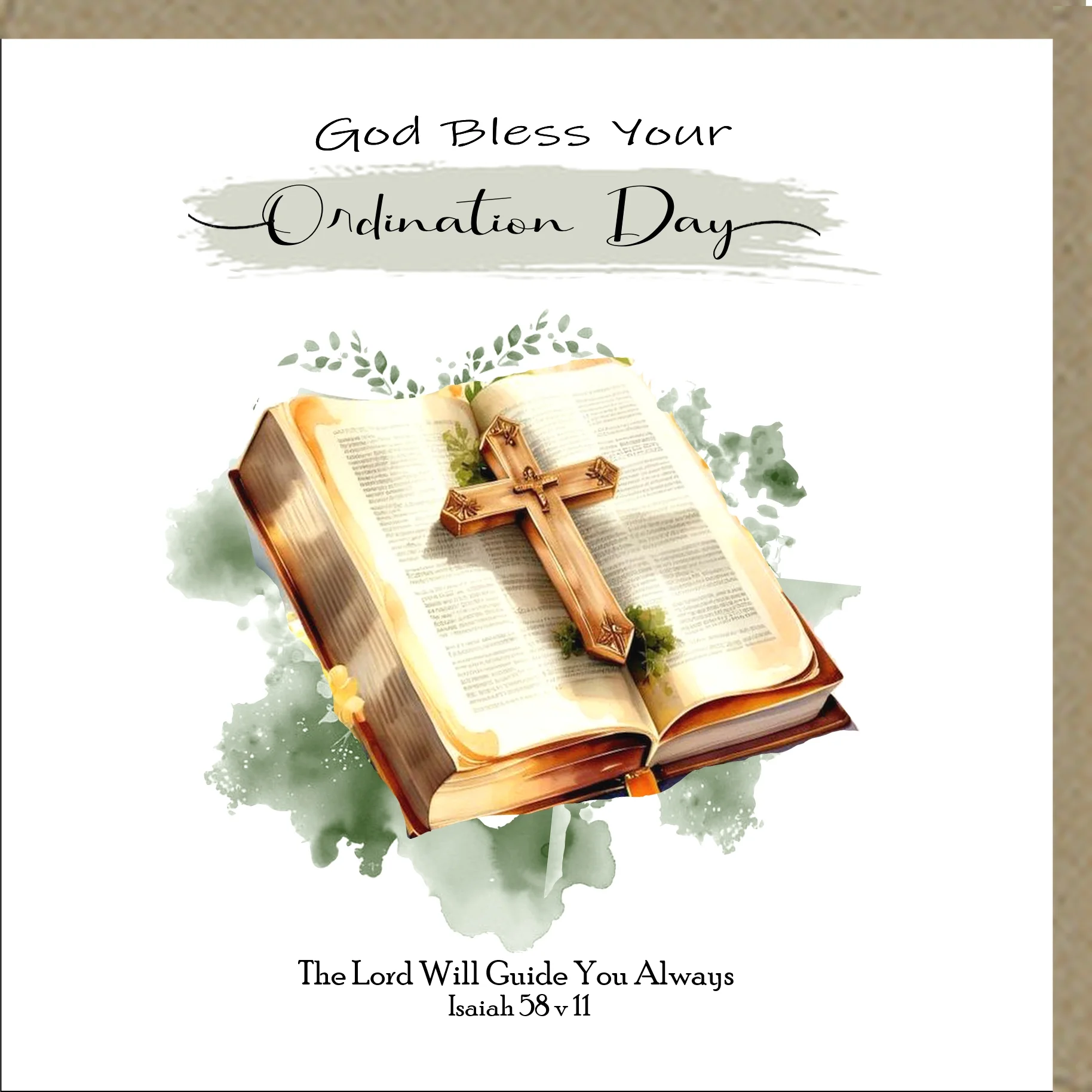 God Bless Your Ordination Day Greeting Cards