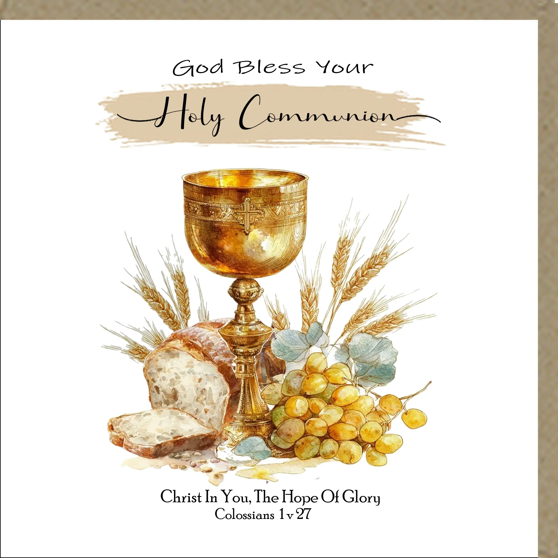 God Bless Your Holy Communion Greeting Cards