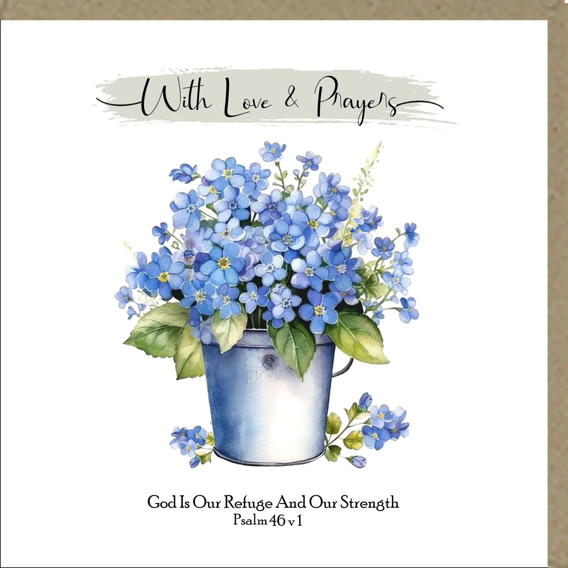 With Love & Prayers Greeting Cards