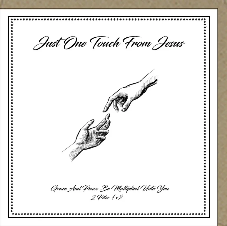 Greeting Card - Just One Touch From Jesus