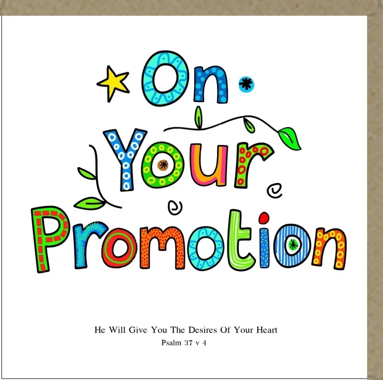 On Your Promotion
