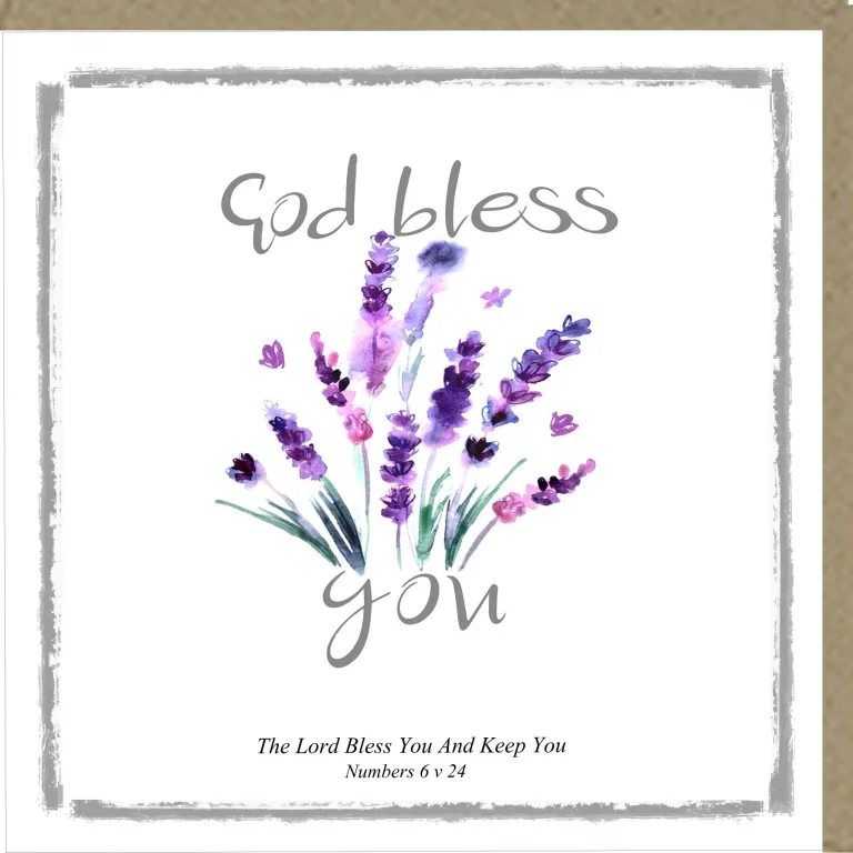 Greetings Card God Bless you