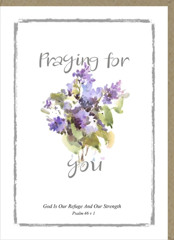 Greetings Card Praying for you