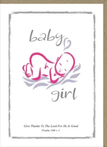 Greetings Card Baby Girl
