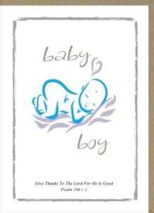 Greetings Card Baby Boy