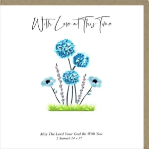 With Love At This Time Greetings Card