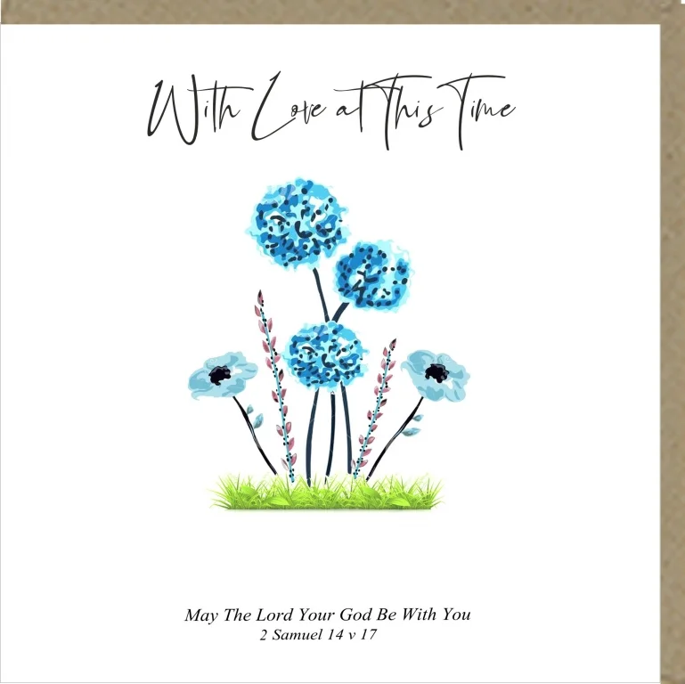 With Love At This Time Greetings Card