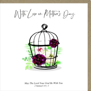 With Love on Mothers Day Greetings Card