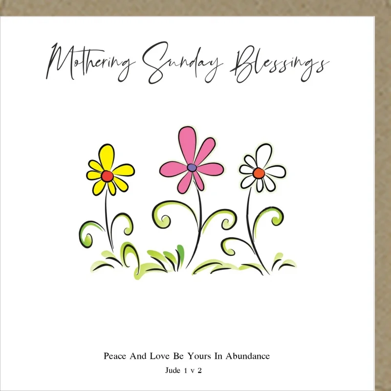 Mothering Sunday Blessings Greetings Card