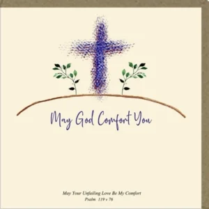 May God Comfort You Greeting Card