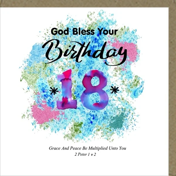 God Bless Your 18th Birthday