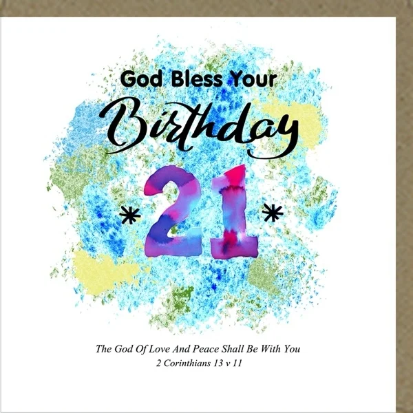 God Bless Your 21st Birthday