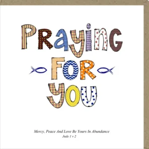 Praying for You Greetings Card