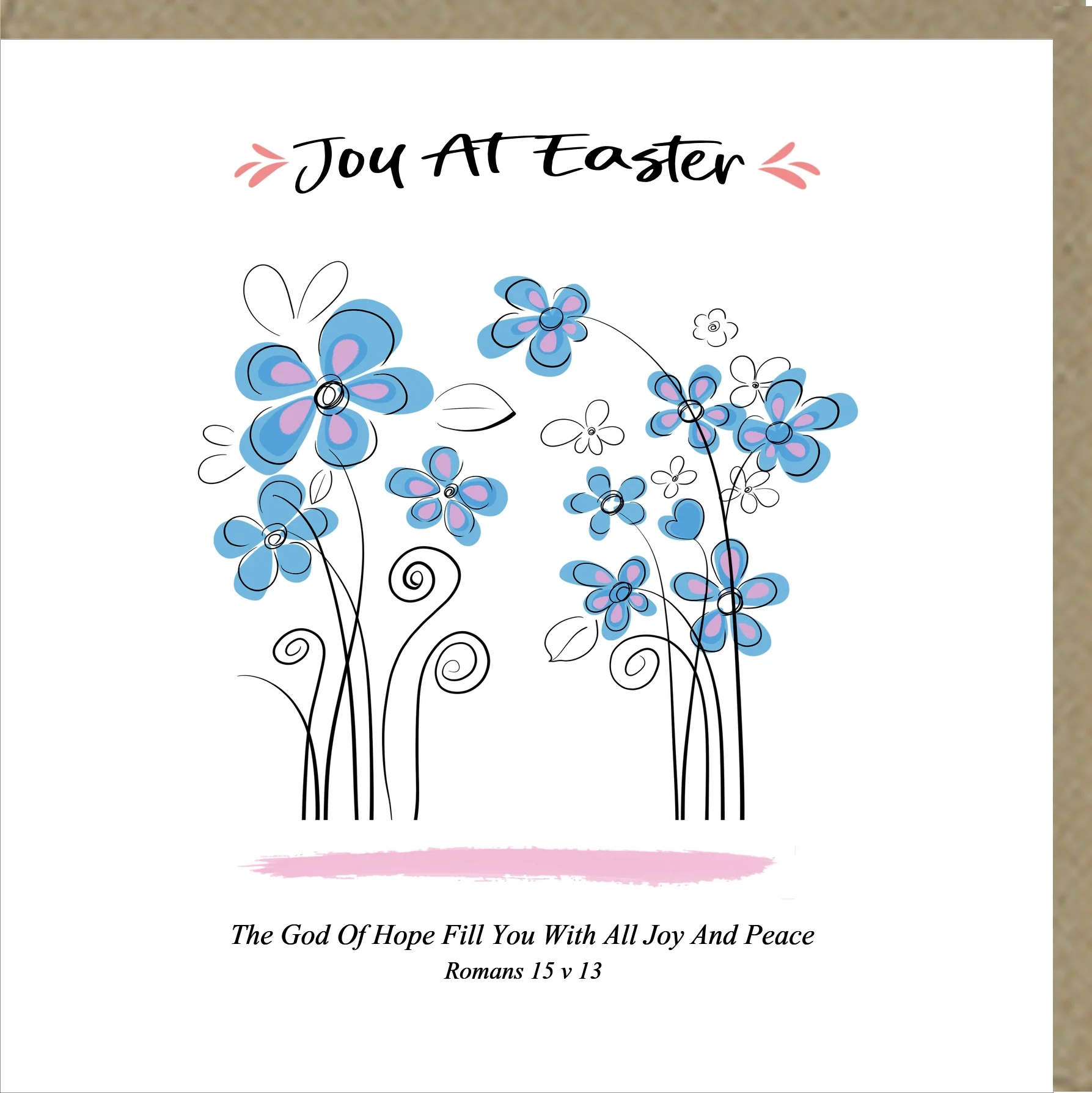 Joy At Easter Greetings Card