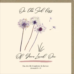 On The Sad Loss of Your Loved One Greetings Card
