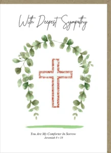 With Deepest Sympathy Greetings Card