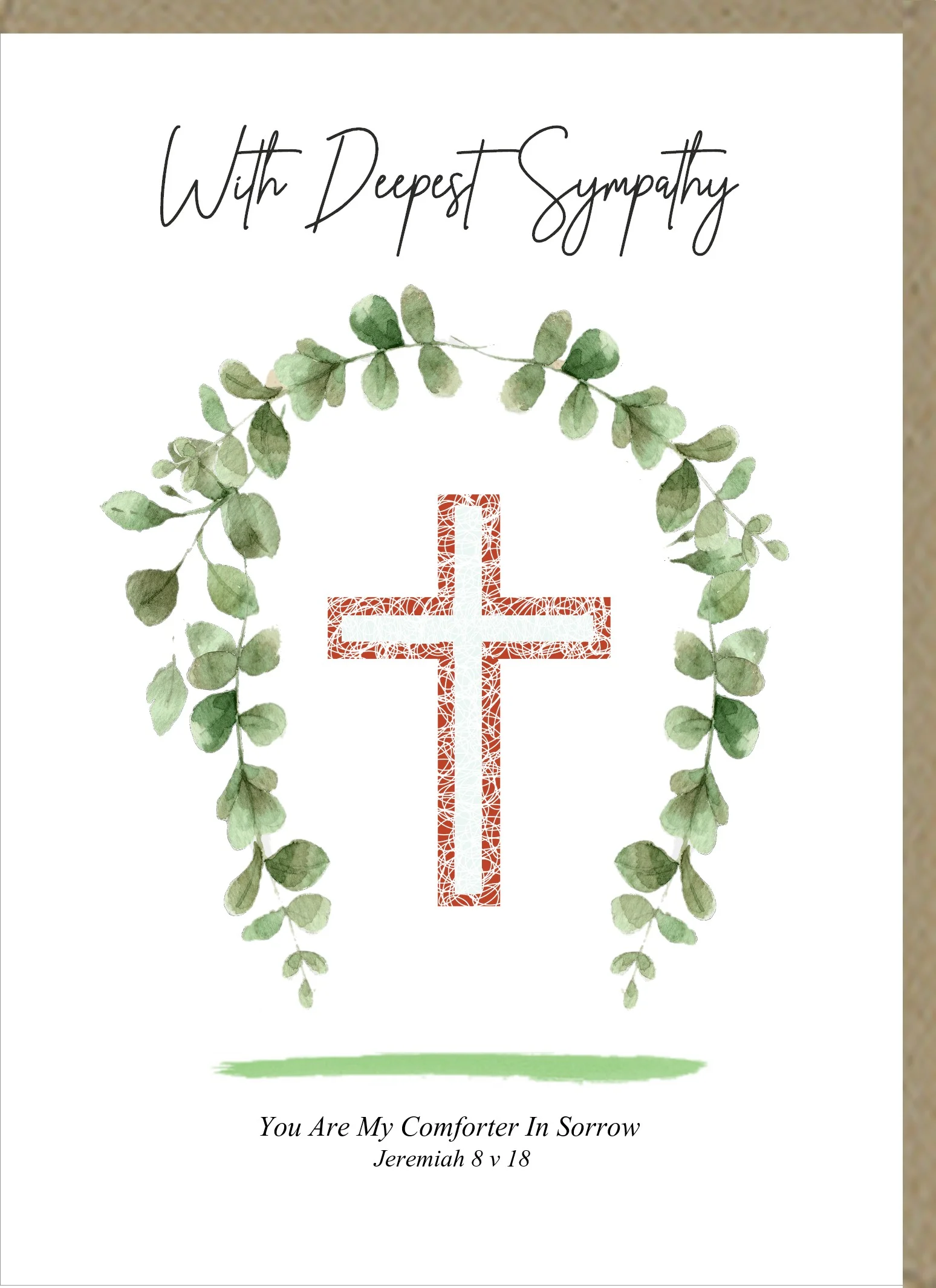 With Deepest Sympathy Greetings Card