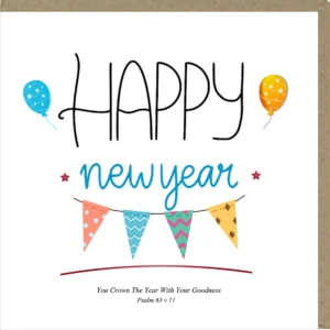 Happy New Year Greetings Card