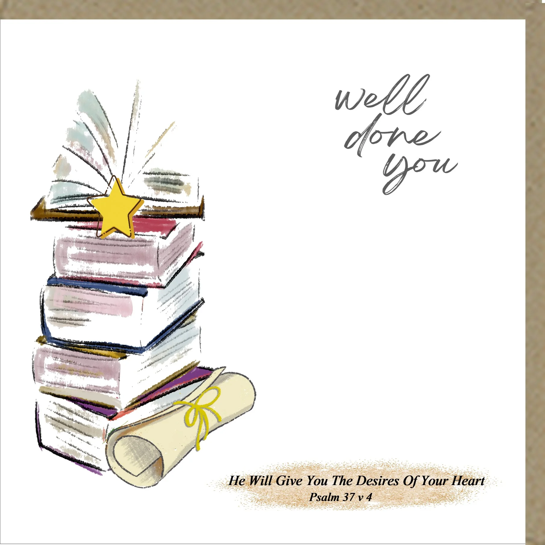 Well Done You Greetings Card