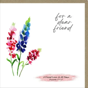 For A Dear Friend Greetings Card