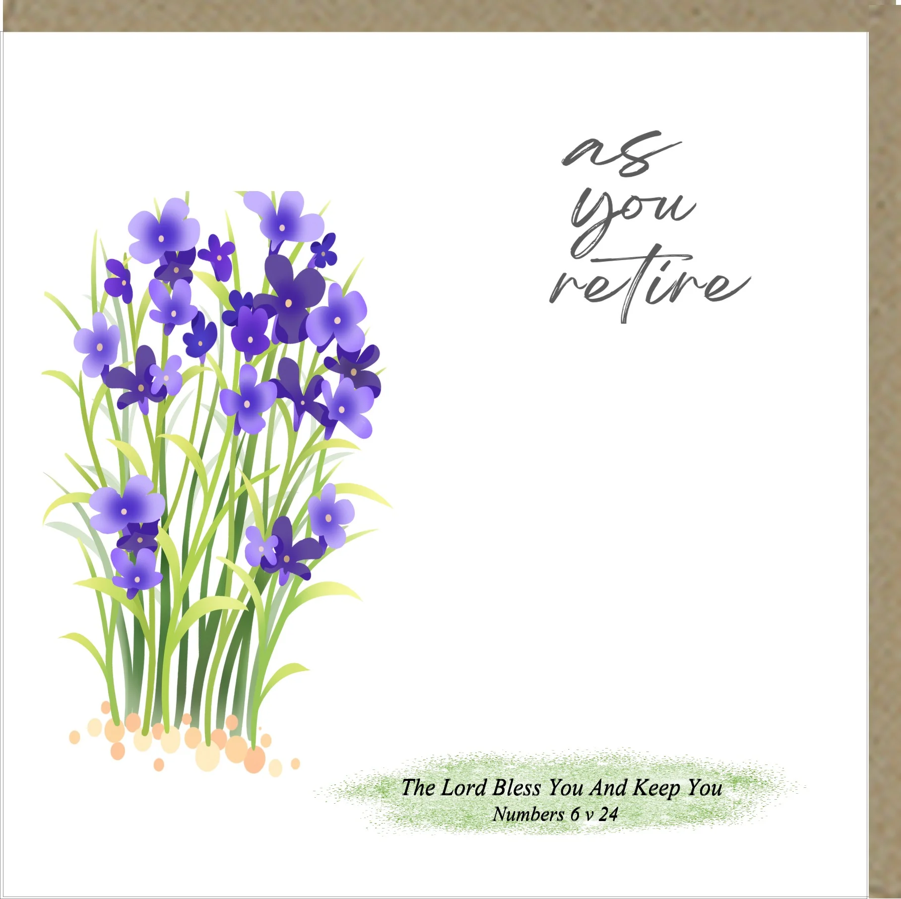 As You Retire Greetings Card