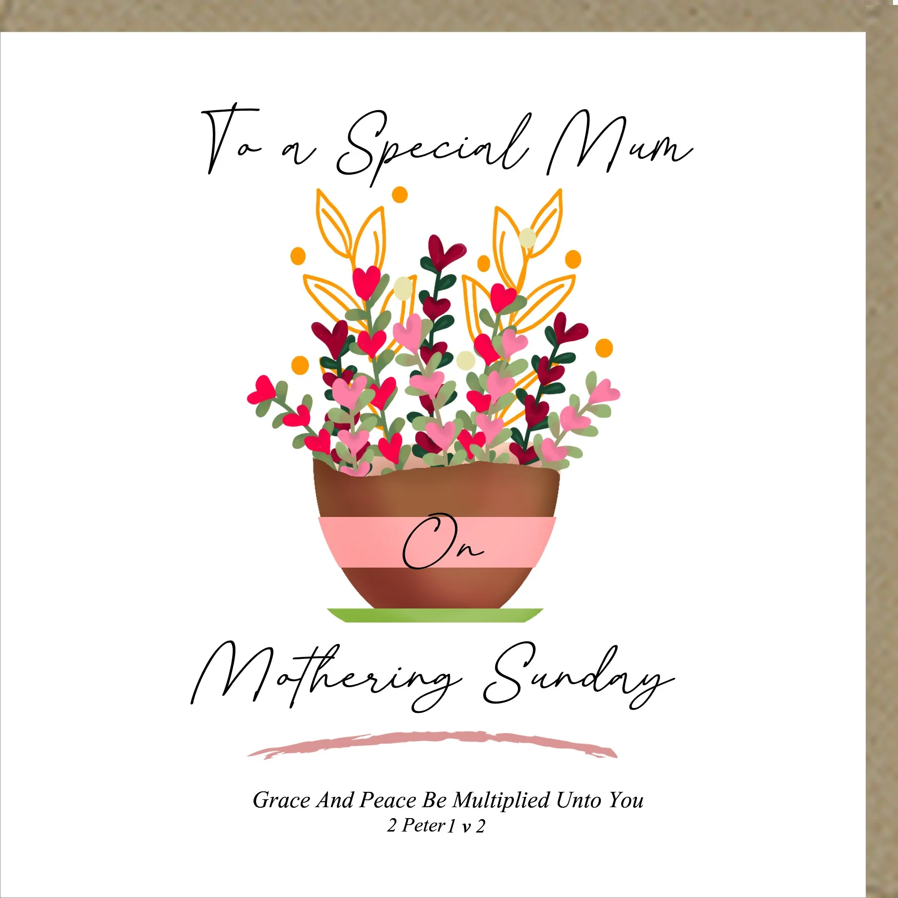To A Special Mum on Mothering Sunday Greetings Cards