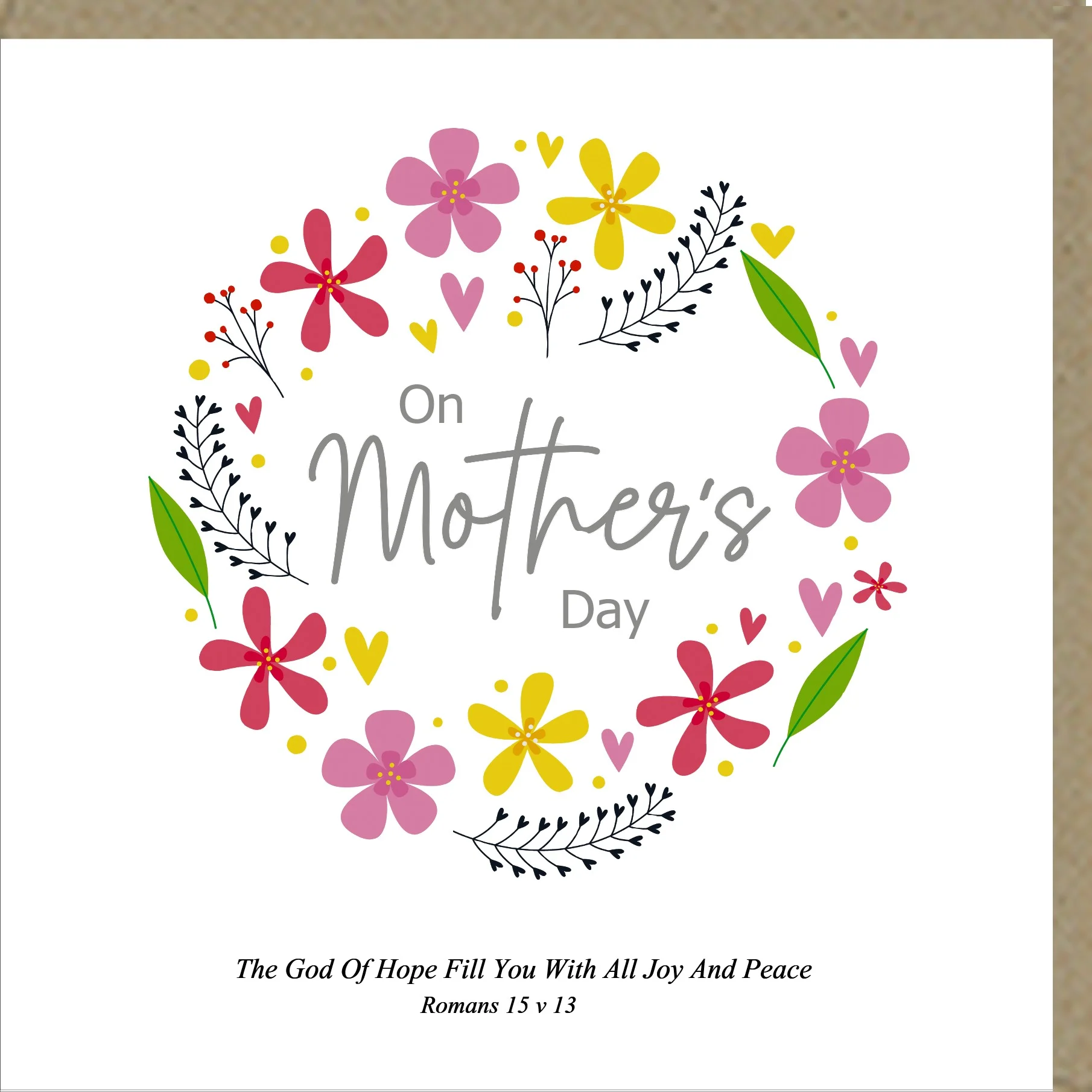 On Mother's Day Greetings Cards