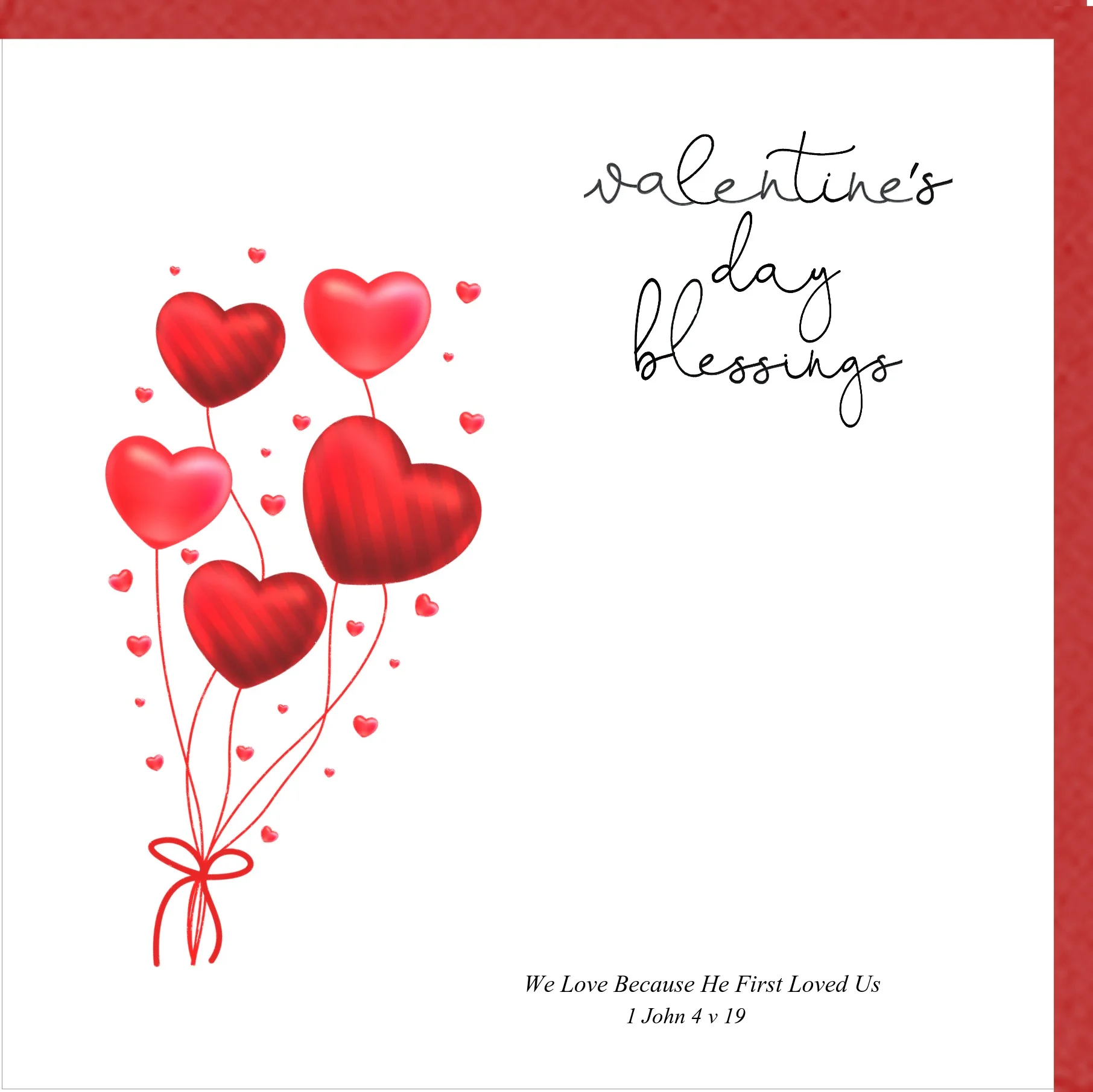 Valentine's Day Blessings Greetings Cards